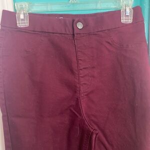 NOBO Men's Deep Burgundy Chinos